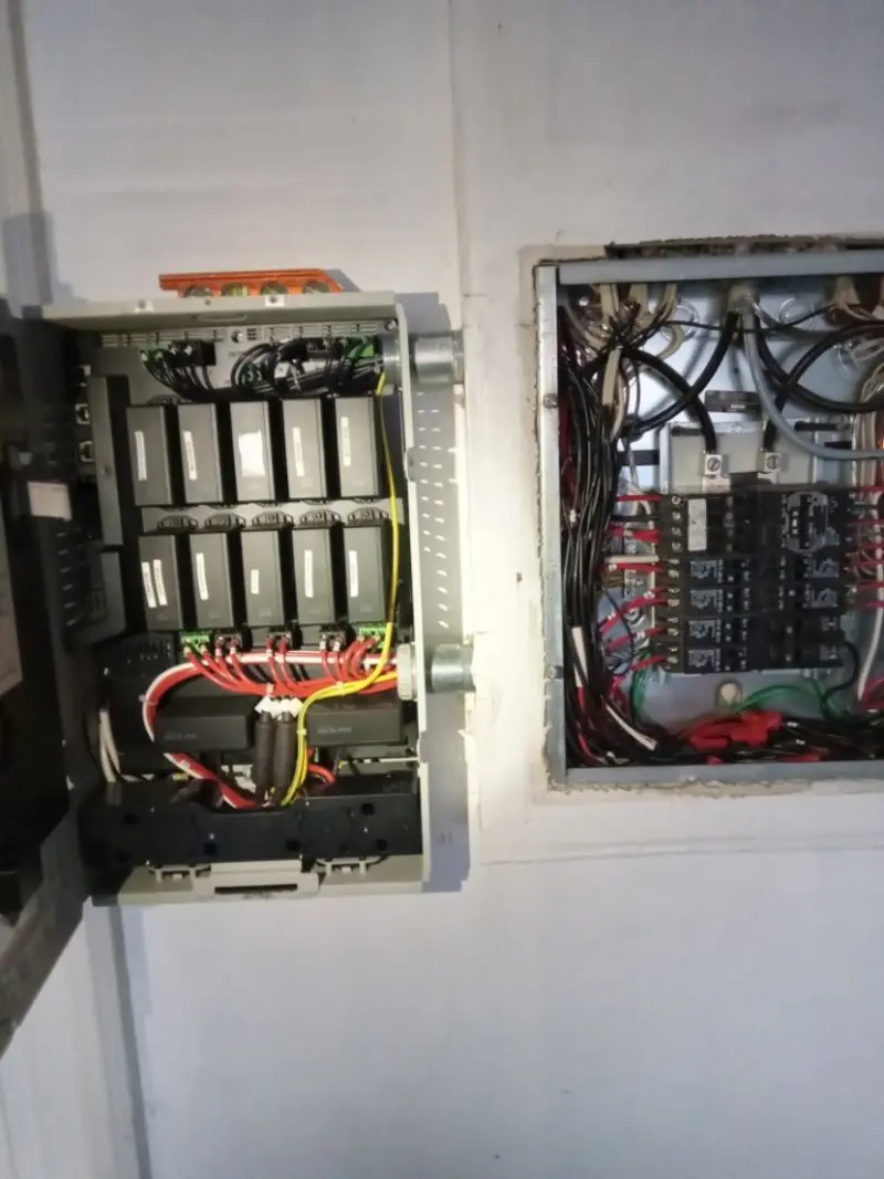Electrical panel upgrade completed for Indoor Lighting Installation in Spring Hill